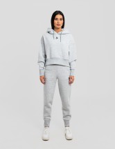 Сет cropped oversize сиво