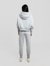 Сет cropped oversize сиво
