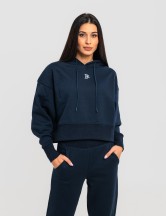 Сет cropped oversize тъмносиньо