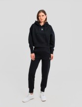 Сет cropped oversize черно