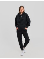 Сет cropped oversize черно
