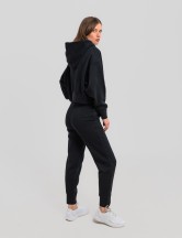 Сет cropped oversize черно