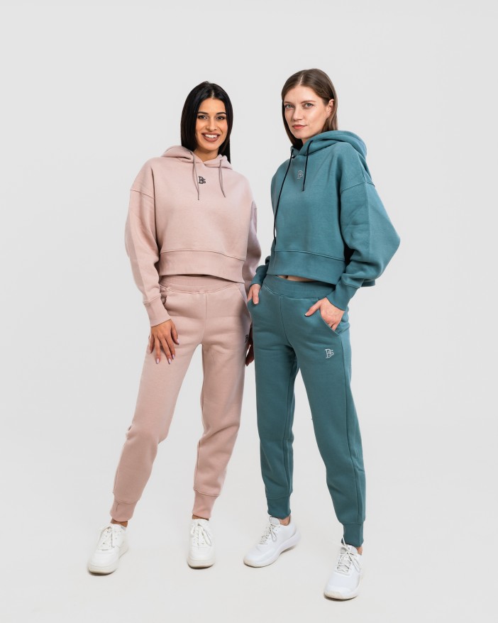 Сет cropped oversize mint