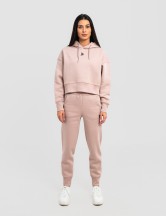 Сет cropped oversize пудра