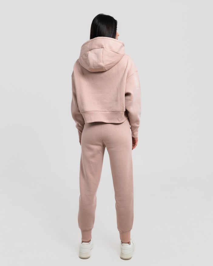 Сет cropped oversize пудра