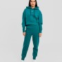Сет cropped oversize green