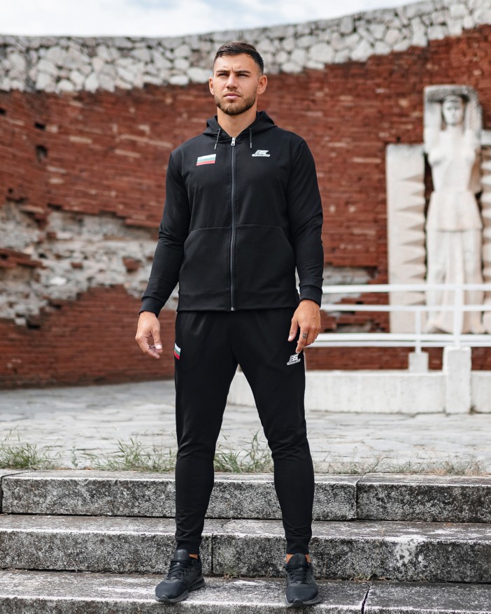 Спортен Екип България Памук BS в Черно