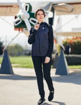 Дамски свободен екип BS черно със сиво