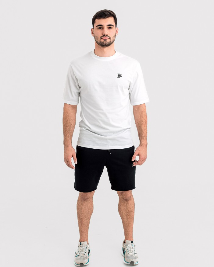 Мъжка oversize тениска "BOLD" бяла