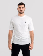 Мъжка oversize тениска "BOLD" бяла