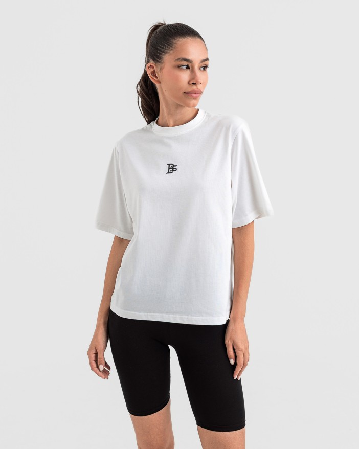 Дамска oversize тениска "BOLD" бяла