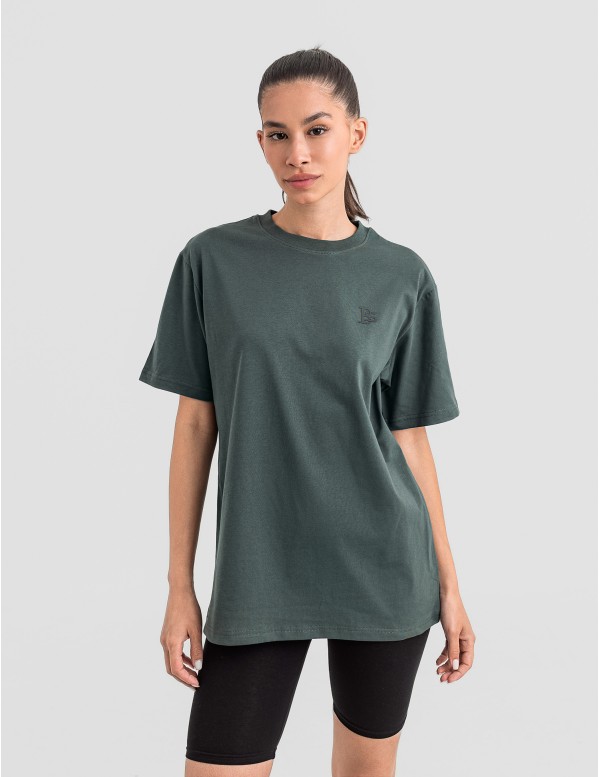 Дамска oversize тениска в зелено