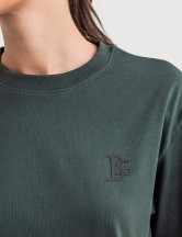 Дамска oversize тениска в зелено