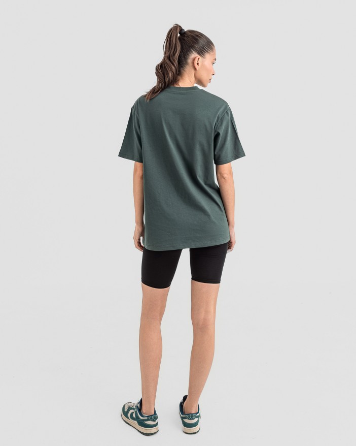 Дамска oversize тениска в зелено
