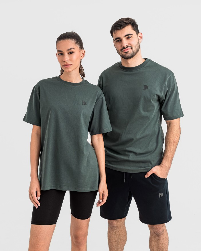 Дамска oversize тениска в зелено