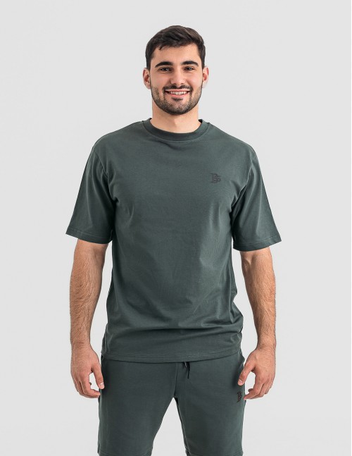 Мъжка oversize тениска в зелено