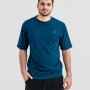 Мъжка oversize тениска в петрол