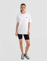 Дамска oversize тениска в бяло