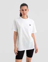 Дамска oversize тениска в бяло