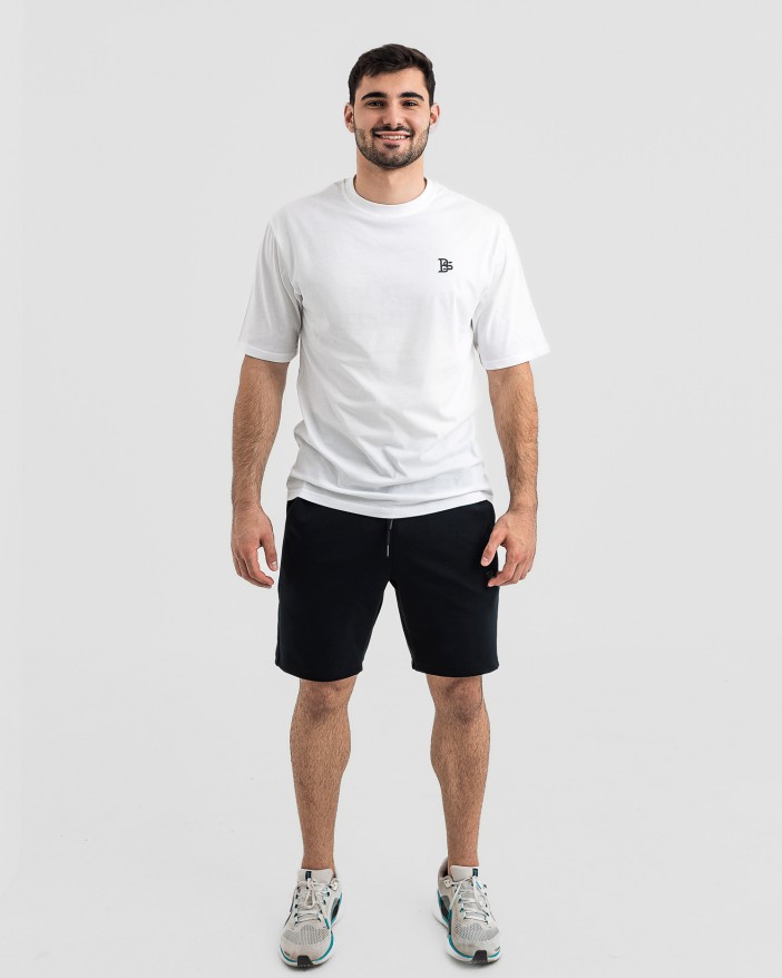Мъжка oversize тениска в бяло