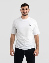 Мъжка oversize тениска в бяло