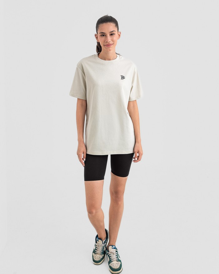 Дамска oversize тениска stone grey