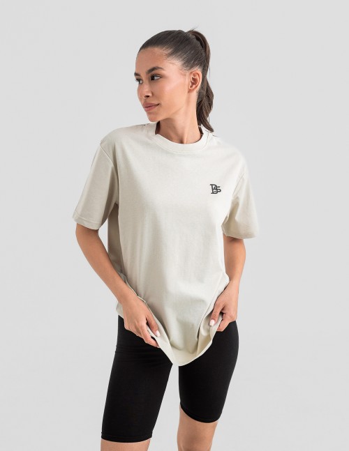Дамска oversize тениска stone grey