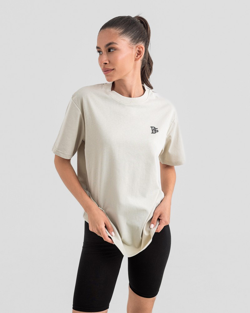Дамска oversize тениска stone grey