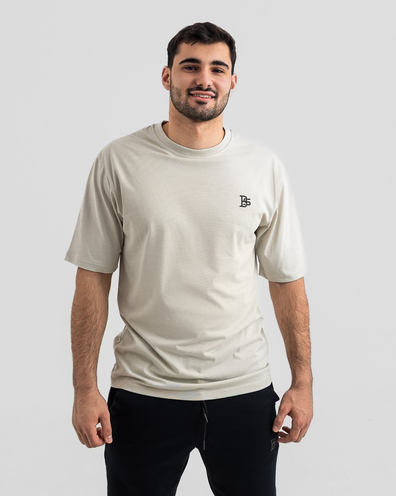 Мъжка oversize тениска stone grey 