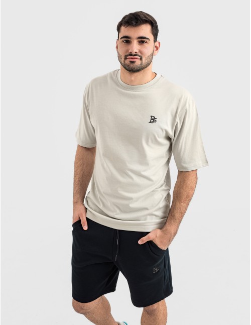 Мъжка oversize тениска stone grey 