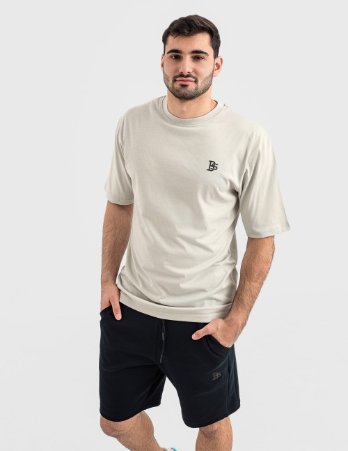 Мъжка oversize тениска stone grey 