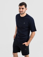 Мъжка oversize тениска тъмносиньо