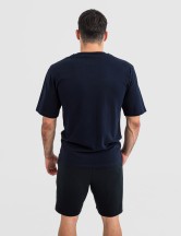 Мъжка oversize тениска тъмносиньо