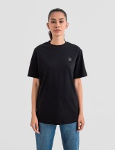 Дамска oversize тениска в черно 
