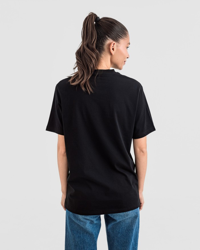 Дамска oversize тениска в черно 