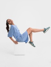 Рокля oversize в светлосиньо
