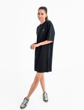Рокля oversize в черно