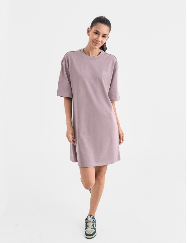 Рокля oversize във виолет 