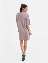 Рокля oversize във виолет 