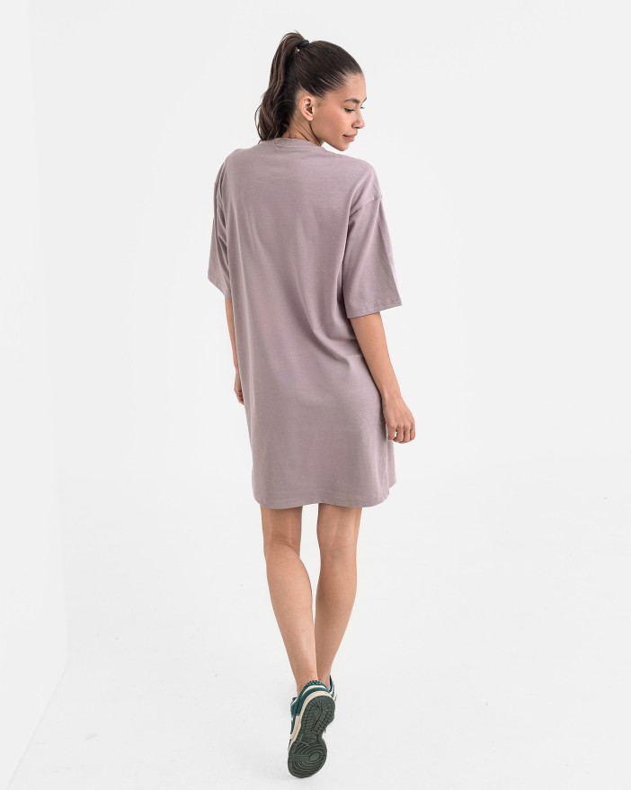 Рокля oversize във виолет 