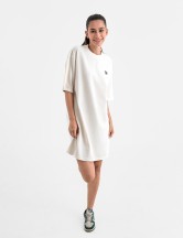 Рокля oversize в екрю