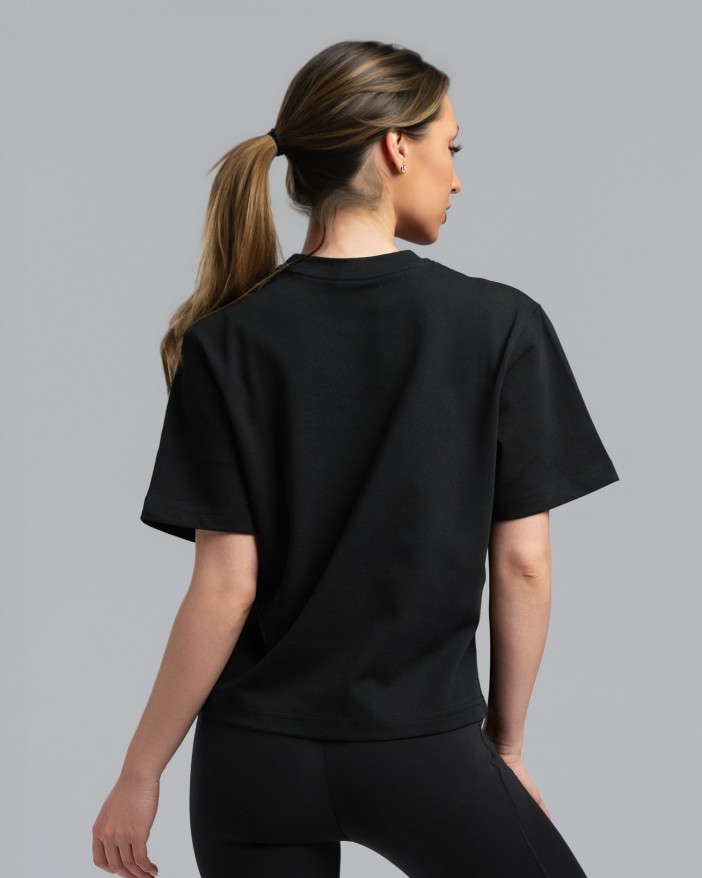 Къс oversize в черно