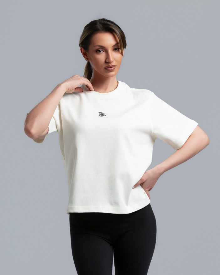 Къс oversize в екрю