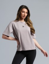 Къс oversize във виолет