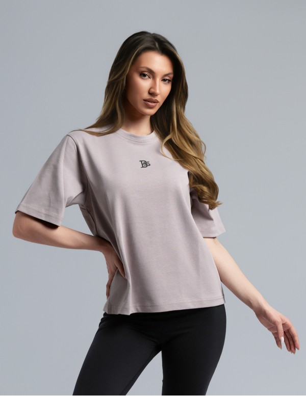 Къс oversize във виолет