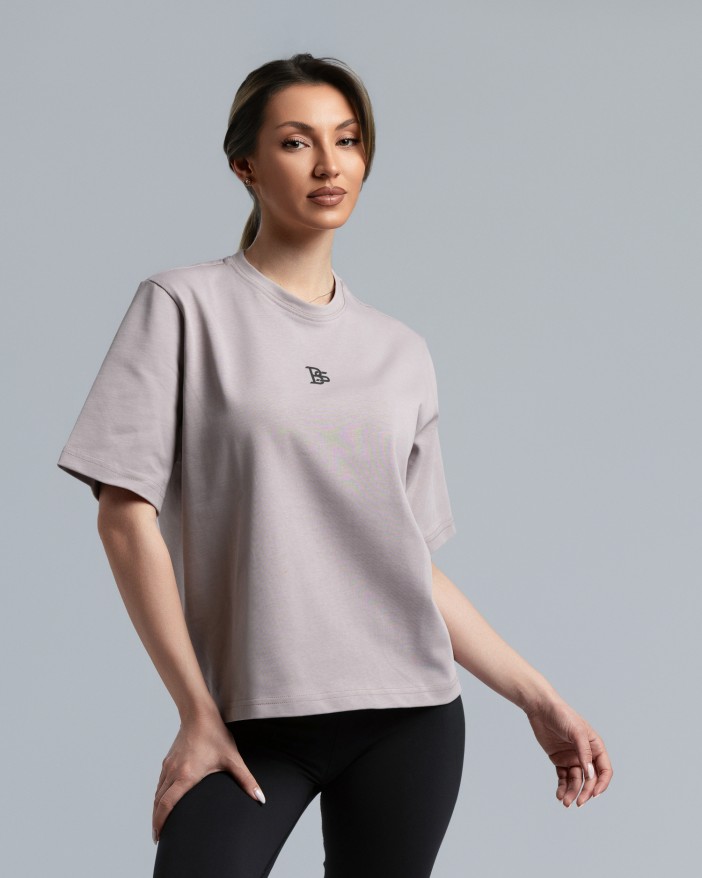 Къс oversize във виолет
